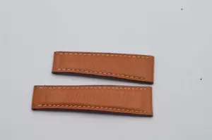 ROLEX LEDER ARMBAND 20MM FÜR FALTSCHLIESSE 16MM BRAUN - Bild 1 von 2