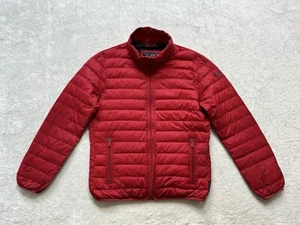 Genuine Authentic Red Armani Puffer Jacket Size (50) Medium - Picture 1 of 5