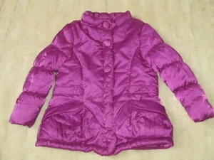 London Fog Girl's 5 Raspberry Pink Nylon Warm Winter Puffer Jacket - Picture 1 of 3