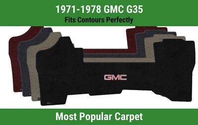 Alfombra de primera fila Lloyd Ultimat para 1971-1978 GMC G35 con logotipo GMC 1 plateado/rojo Foto 1 de 4