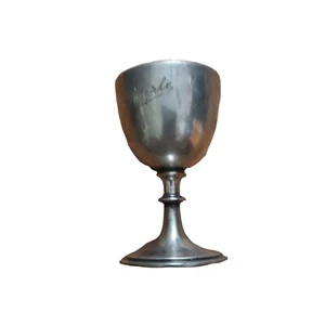 Taza Huevo Europea 800 Plata Vintage Grabada Peterle Liso Sello Suave Hervir - Imagen 1 de 7