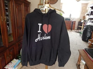 I LOVE HARLEM HOODED SWEATSHIRT SIZE L SAAD COLLECTION, BRAND NEW - Picture 1 of 9