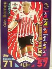 Match Attax 2016/17 Premier League - UC21 Oriol Romeu - Extra Boost