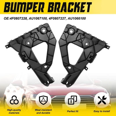 Juego de soportes de parachoques delantero para 06-11 Audi A6 Quattro lado conductor y pasajero 2 piezas Foto 1 de 4