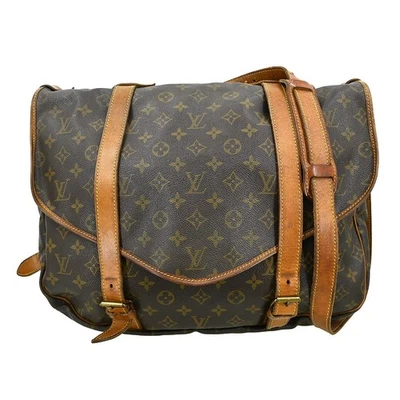 LOUIS VUITTON МОНОГРАММА SAUMUR 43 MESSENGER СУМКА M42252 AR8906 RQ00730 - Изображение 1 из 4