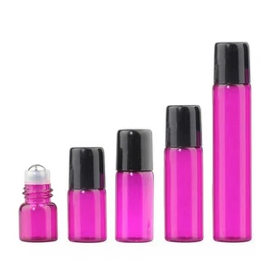 1ml - 10ml Roller Bottles for Perfume with Plastic Metal Ball Roller Bulk Buy - Picture 1 of 12