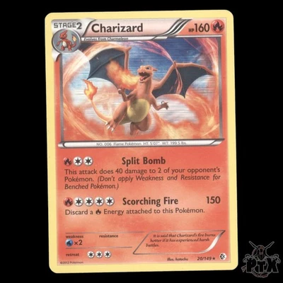 Charizard Holo #20/149 Boundaries Crossed LP/Lightly Played Pokemon 2012 - Image 1 of 3