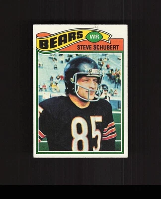 1977 Topps #502 Steve Schubert Football Card Chicago Bears - Image 1 of 2