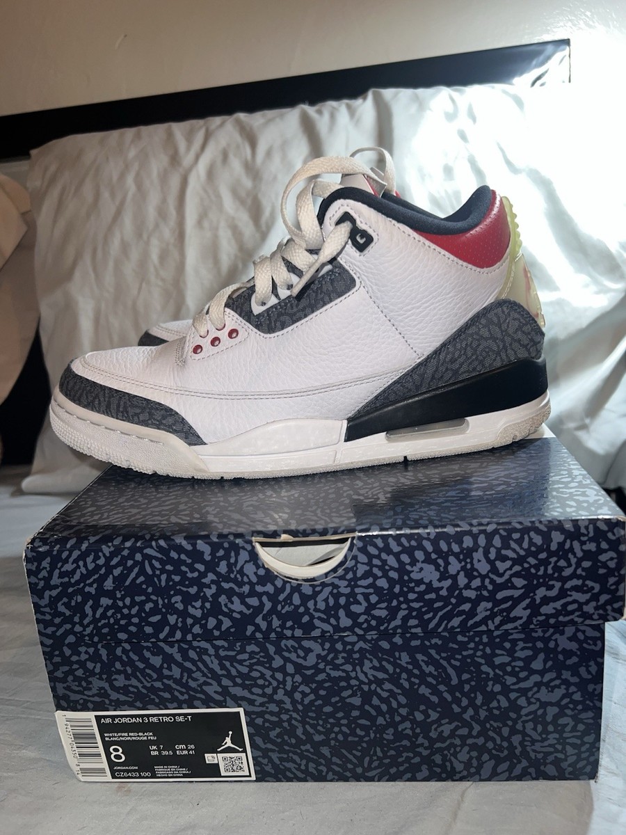 Jordan 3 SE-T Japan Exclusive Fire Red for Sale
