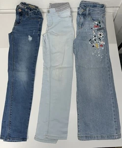 Girl's Jeans Size 8 Jegging, straight, skinny Lot Of 3 - Picture 1 of 11