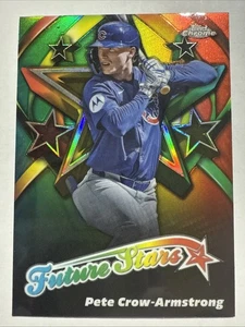 2025 Topps Chrome - Future Stars Pete Crow-Armstrong #FS-8 - Picture 1 of 4