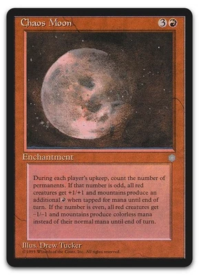 Chaos Moon (LP) Ice Age ICE Magic MTG - Image 1 of 2