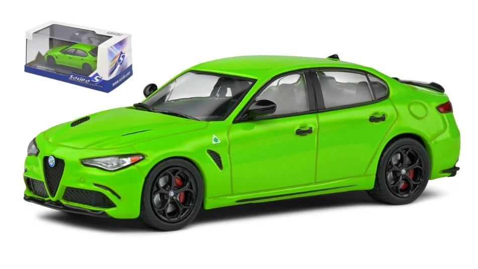 Solido ALFA ROMEO GIULIA QUADRIFOGLIO BITURBO 2020 GREEN 1 43