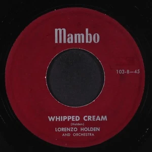 LORENZO HOLDEN: Schlagsahne / Stella by Starlight MAMBO 7" Single 45 RPM - Bild 1 von 2