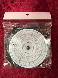 Concise Ruler Circular Slide Rule No. 300 100829 Made IN JAPAN 110mm