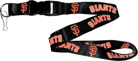 San Francisco Giants Lanyard Keychain Key Chain MLB New Cover