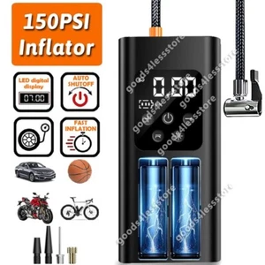 Portable Tire Inflator Car Cordless AUTO Air Compressor Pump w/ Battery 150 PSI - Picture 1 of 12