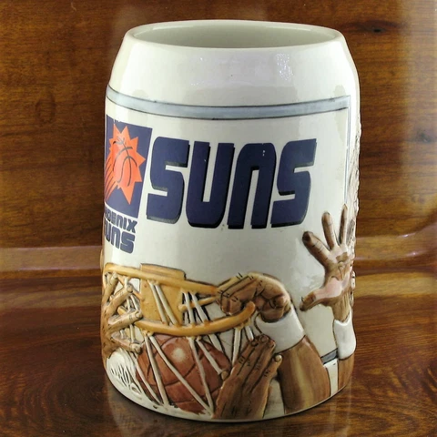 NBA Phoenix SUNS Basketball 3D Tall Beer Stein Mug Cover