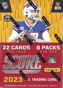 2023 Panini Score Football 6-Pack Blaster Box