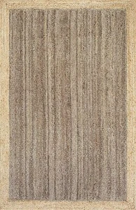 Jute Rug Carpet 100%Natural Runner Handmade Border Floor Mat Decor Modern Rug - Picture 1 of 9
