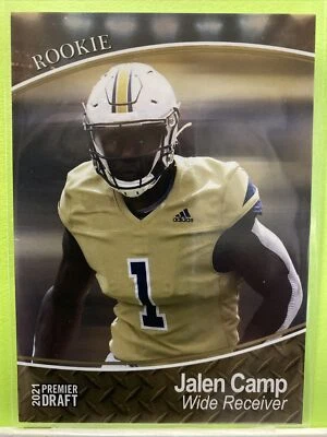 2021 Sage Hit Football Jalen Camp Gold SP Rookie #67 Georgia Tech - Image 1 of 3