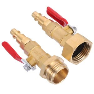 2 Pcs Drain Connector Adapter Garden Hose Winterize Quick Adapters - Picture 1 of 12