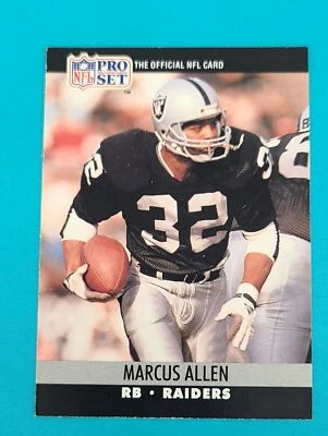 Marcus Allen Raiders FOOTBALL Card M9 - Shop Our Store Bargain Bin - 50% Off 6+ - Image 1 of 2