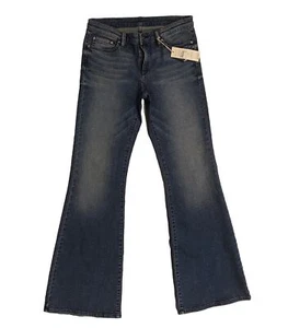 BCBG Maxazria Jeans Womens Size 30 Alexander Grande Flared Leg Blue Wash Denim - Picture 1 of 22