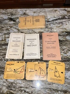 6 piezas TRIG-EASY GRÁFICO Y COMPUTADORAS por Eugene Dietzgen 1945 - Imagen 1 de 4
