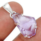 Natural Amethyst Rough - Africa 925 Sterling Silver Pendant Jewelry CP40714
