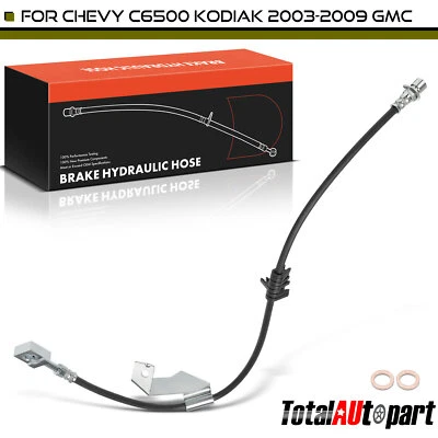 Brake Hydraulic Hose for Chevrolet C6500 Kodiak GMC Isuzu Front Passenger Side - Image 1 of 4