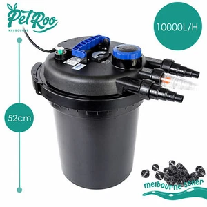 Dynamic Power Aquarium Garden UV Light Pond Filter Set 10000L/H - Picture 1 of 11