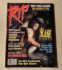 Rip magazine; 1990, Slash (very good condition!) - Picture 1 of 6