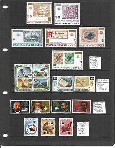Papua & New Guinea 1972-73 4 sets MNH
