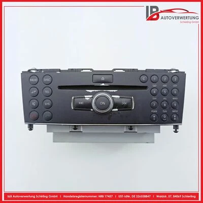 MERCEDES BENZ C-KLASSE W204 C220 CDI CD-Radio Autoradio Ohne CODE A2048705590 - Bild 1 von 4