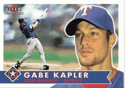 2001 Fleer Tradition Baseball Gabe Kapler Texas Rangers #165 - Image 1 of 2