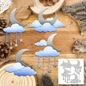 Moon Metal Cutting Dies Scrapbooking Embossing Paper Card Crafts Stencils Mold - Picture 1 of 6