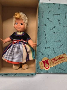 Vintage New In Box Dovina Rutterdam Holland Volendam Doll 7 Inch #V.21 - Picture 1 of 18