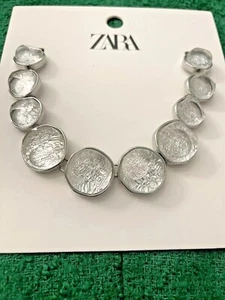 ZARA SILBER HARZ HALSKETTE REF 1856 277 - Bild 1 von 7