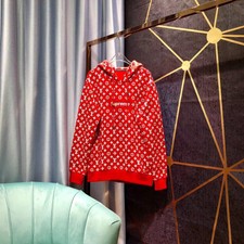SUPREME LV LOUIS Vuitton Hoodie Felpa Rossa Red - Nuova EUR 199,00 -  PicClick IT