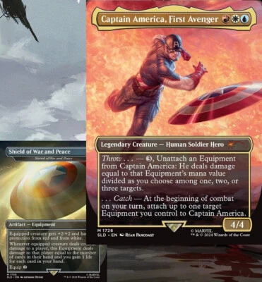 Captain America, First Avenger Commander Deck Magic MTG Ready-to-Play Ultimate - Image 1 of 4