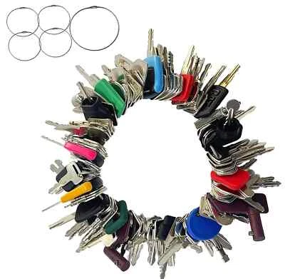 100Heavy Construction Equipment Master Keys Set CAT Case Kubota JCB Volvo Bobcat - Image 1 of 4