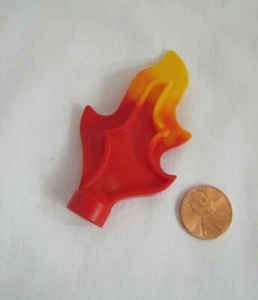 Lego Duplo Fire Flame Castle Knight 4777 4864 Two Toned Red Yellow Fireman - Picture 1 of 3