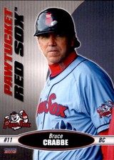 2015 Pawtucket Red Sox Choice #35 Bruce Crabbe Orlando Florida FL Baseball Card
