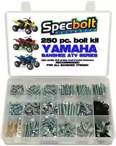 250pc Bolt kit Yamaha Banshee YFZ350 quad body plastic fenders engine exhaust - Picture 1 of 1