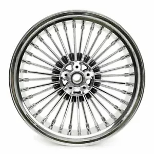 18x5.5 Fat Spoke Rear Wheel for Harley Dyna Low Rider FXDL FXDB Softail Fatboy - Bild 1 von 8