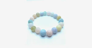 Bracelet pierre précieuse cristal de guérison - paix intérieure, force et joie - Photo 1 sur 2