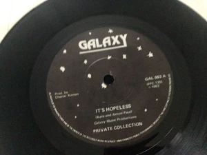 Private Collection It's Hopeless 7" vinyl single record Rare UK - Picture 1 of 2