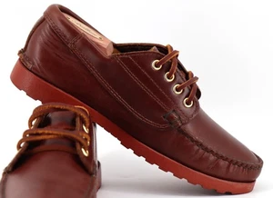 Quoddy Hergestellt in den USA Maliseet Oxford braun Leder - Vibram Stollensohle Herrengröße 8D - Bild 1 von 24