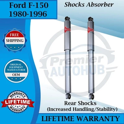 KYB Genuine OEM Rear Shocks For 1980-1996 Ford F-150 Lifetime Warranty - Image 1 of 4